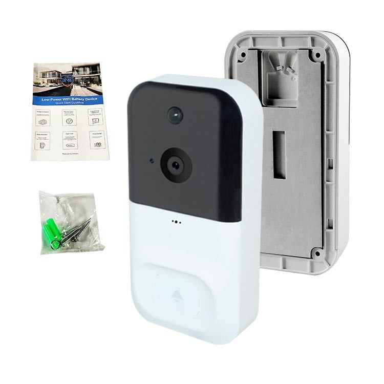 De Flat RoHS Ring Wifi Enabled Video Doorbell van HD 1080P