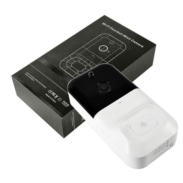 De Flat RoHS Ring Wifi Enabled Video Doorbell van HD 1080P