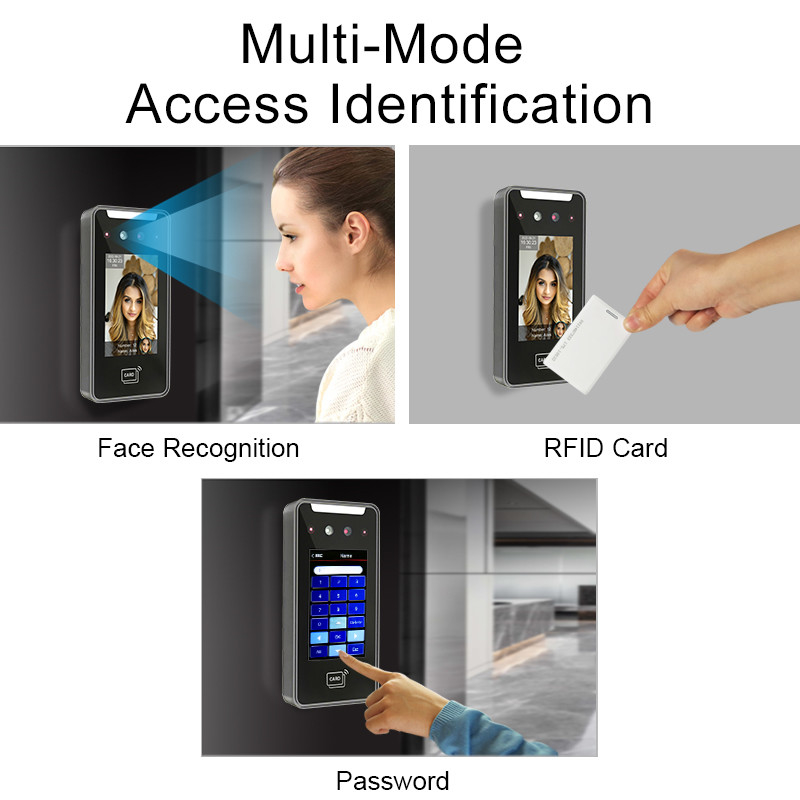 ID/IC Card Cloud Biometrische QR-code Gezichtsherkenning Doortoegangscontrole