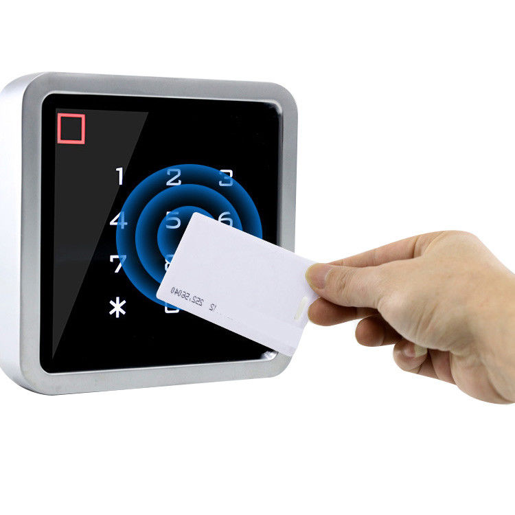 Standalone van het de VingerafdrukToegangsbeheer van Mifare Rfid Toetsenbord van het het Metaalgeval