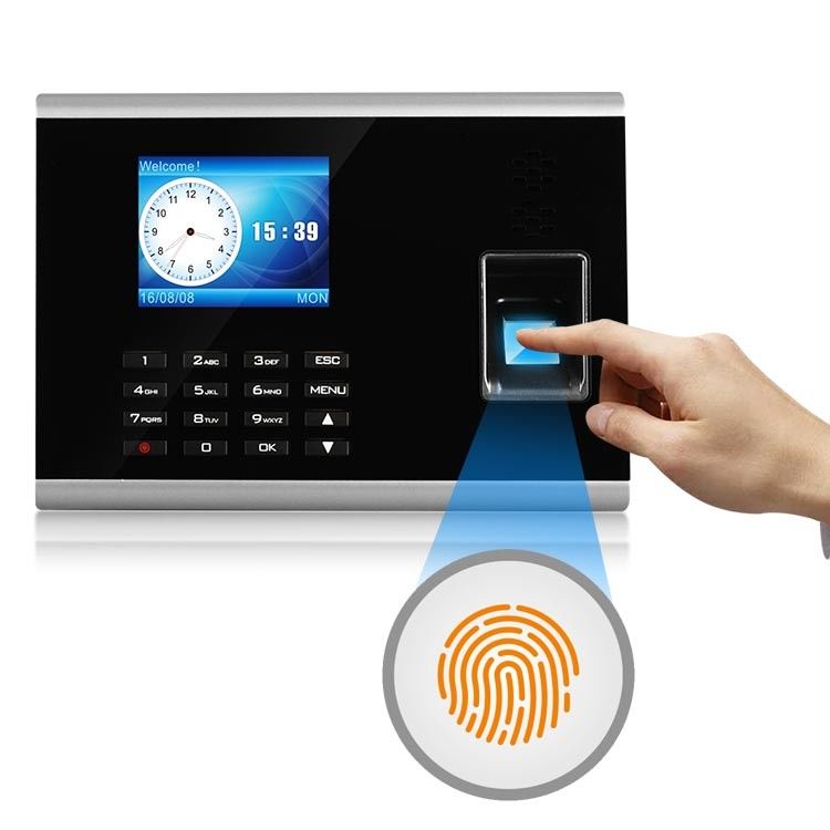 RFID-Kaartvingerafdruk Digitale de Opkomstmachine van 2,8 duimtft