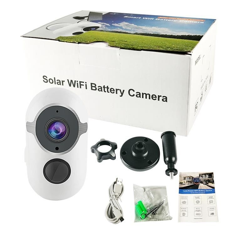 Zonnepaneel1080p Mini Wifi Camera Home Use Draadloze Verborgen kabeltelevisie