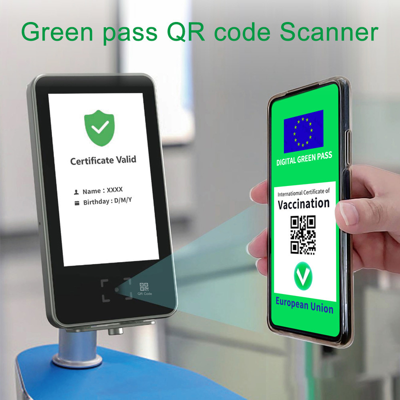 5“ van de de Passcanner van de het Schermeu Groene het Toegangsbeheer Digitale Document FCC Inenting