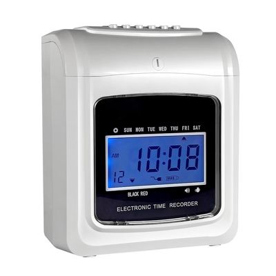 LCD van het het Registreertoestelbureau van de Vertonings Digitale Tijd van het de Tijdregistreertoestel de Ponskaartmachine