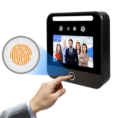 5 duimips van de de Erkenningsopkomst van het Touch screengezicht Registreertoestel van de de Machine het Biometrische Tijd