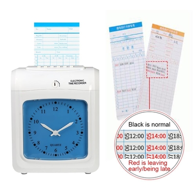 CE Time Card Attendance Machine voor Recorder Office Factory Staffs Medewerker Inchecken