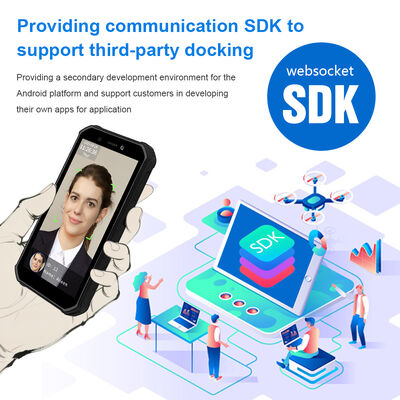 TIMY HF2 Draagbare biometrische aanwezigheidsscanner PVR-terminal Ingebouwde batterij 4G LTE 2G 3G Multi-band