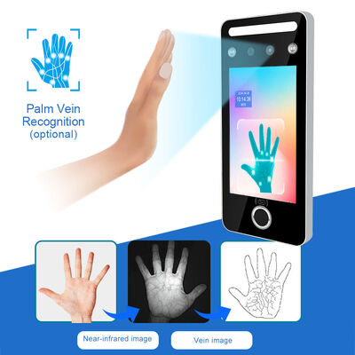 5 Inch Touchscreen Multi-modus Professionele Gezicht Vingerafdruk RFID Toegangscontrole Machine Met RS485