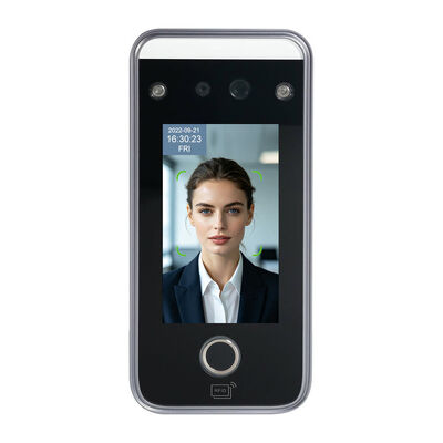Intelligente biometrische toegangscontrole- en tijdbewakingsterminal met touchscreen en dubbele camera