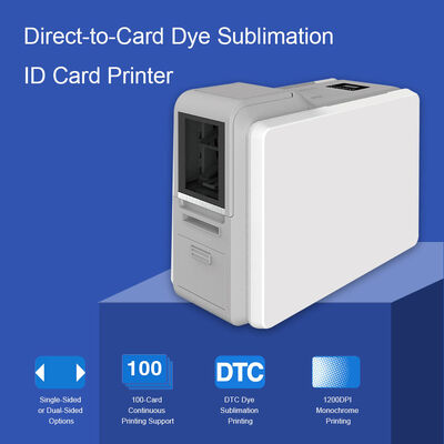 Dubbelzijdige Kaartprinter met Thermische Dye-Sublimatie en 300DPI Resolutie voor PVC ID-Kaartprinten