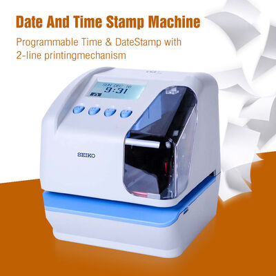 USB Flash Disk Tijdstempel Aanwezigheidsmachine Meertalige punchkaartklok met 2 lijndruk