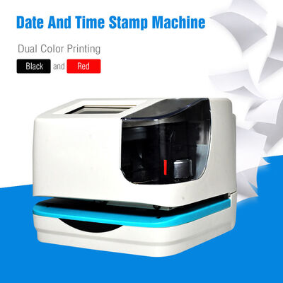 Datum Tijd Stempel Machine Pons Aanwezigheid Recorder Dual Color Zwart Rood Dot Matrix Printen WiFi Touch Screen Beveiliging Tijd Klok