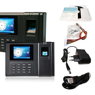 Netwerkstempel het Registreertoestel van de de Tijdopkomst van de 2,8 duimvingerafdruk