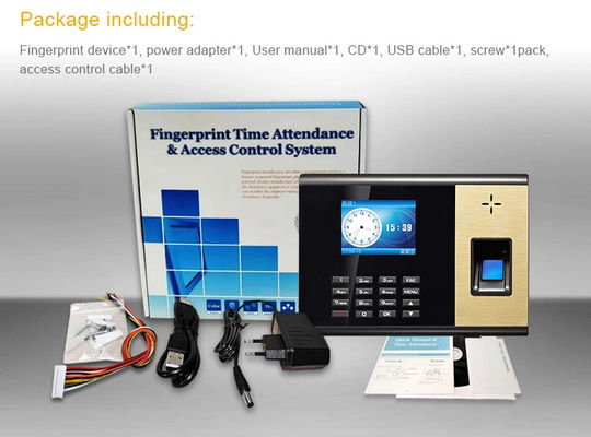 SIM Card GPRS het Systeem van de de Tijdopkomst van 2,8 duimthumbprint