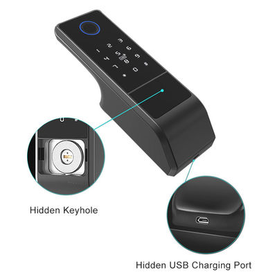 Het slimme van de het Slot Mobiele Controle van Tuya Wifi Slot van het de Vingerafdrukrfid Open Vlakke Huis