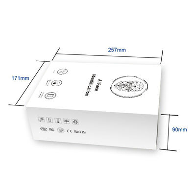 Openlucht Zichtbare Lichte het Toegangsbeheerlezer van Live Face Recognition Attendance Machine