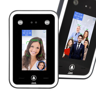 Van de de Opsporings Biometrisch Machine van het 4,3 Duimgezicht van de het QR Codetijd de OpkomstToegangsbeheer