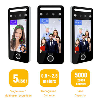 Multi van de de Opkomstmachine van het Persoons Draadloos Biometrisch Gezicht het Toegangsbeheersysteem