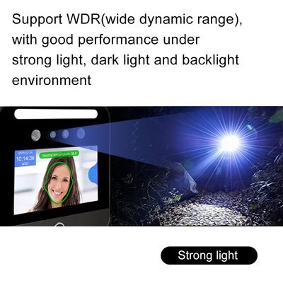 Van de de Erkenningsopkomst van het werknemersgezicht de Opsporing van de de Machinetemperatuur