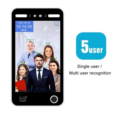 Het biometrische Vingerafdrukai Gezichtssysteem van het ErkenningsToegangsbeheer voor Opkomst